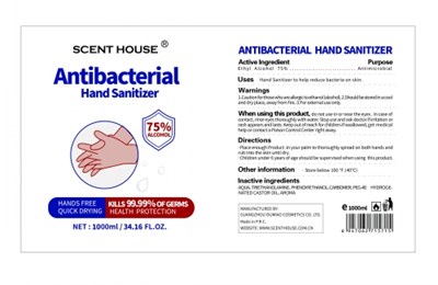 1000 mL Label (Label 9)